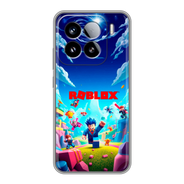 Силиконовый чехол на Xiaomi 15 с принтом Roblox Роблокс