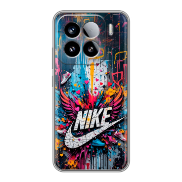 Силиконовый чехол на Xiaomi 15 с принтом Nike Найк