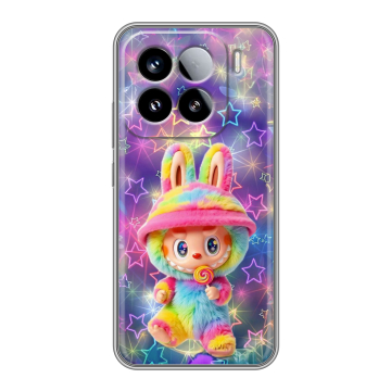 Силиконовый чехол на Xiaomi 15 с принтом Labubu Лабубу Силиконовый чехол на Xiaomi 15 с принтом Labubu Лабубу