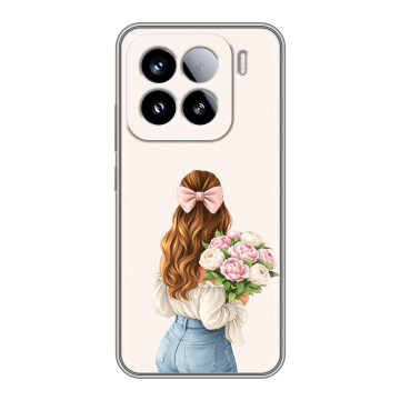 Силиконовый чехол на Xiaomi 15 с принтом женский Силиконовый чехол на Xiaomi 15 с принтом женский