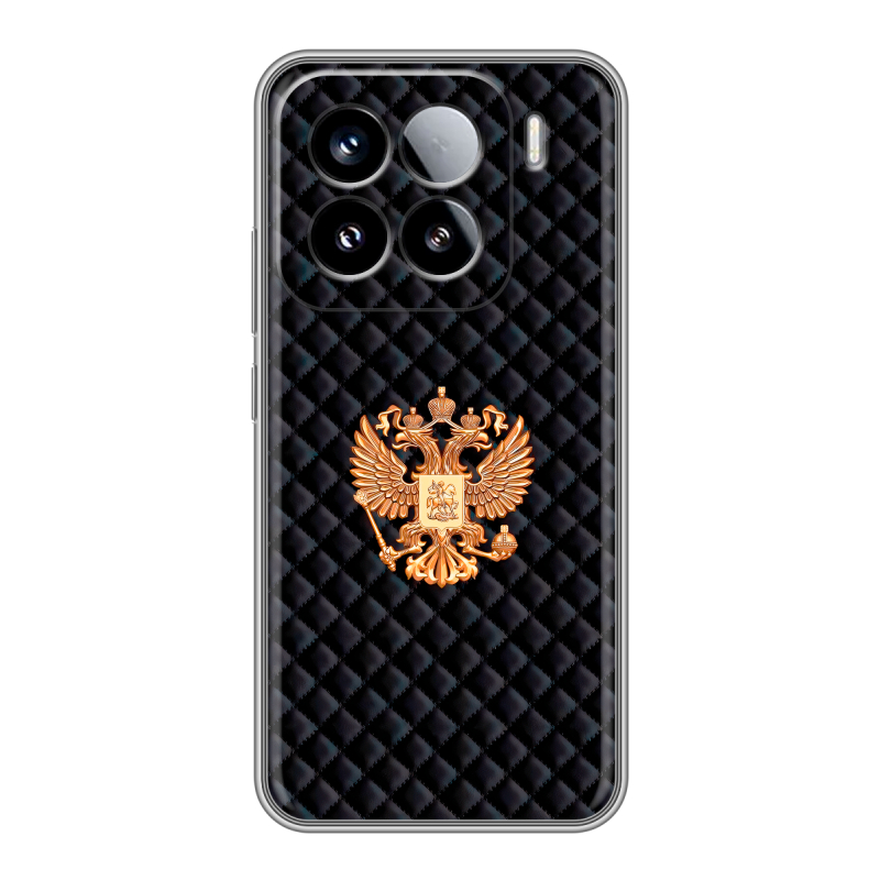 Силиконовый чехол на Xiaomi 15 с принтом Герб России принт Силиконовый чехол на Xiaomi 15 с принтом Герб России принт