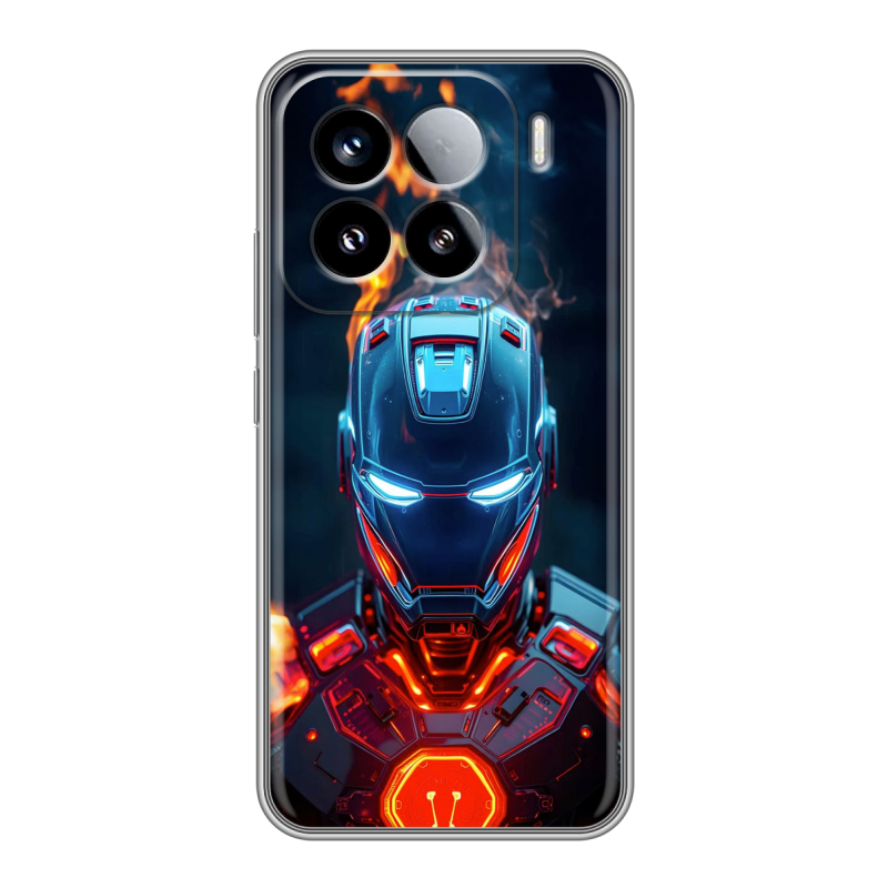 Силиконовый чехол на Xiaomi 15 с принтом IronMan Железный человек Силиконовый чехол на Xiaomi 15 с принтом IronMan Железный человек