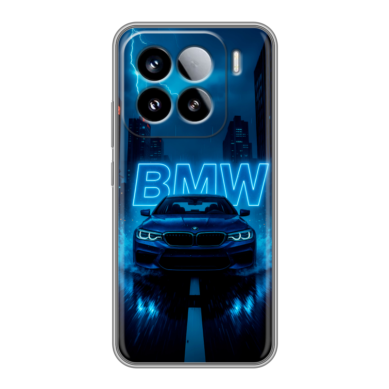 Силиконовый чехол на Xiaomi 15 с принтом BMW БМВ Силиконовый чехол на Xiaomi 15 с принтом BMW БМВ
