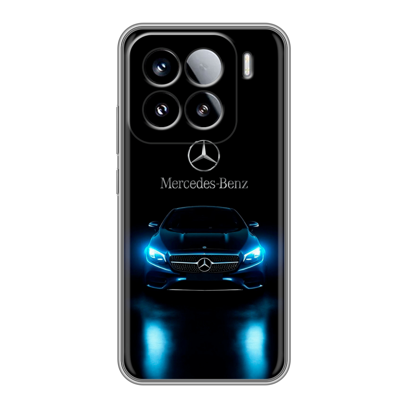Силиконовый чехол на Xiaomi 15 с принтом Mercedes Мерседес Силиконовый чехол на Xiaomi 15 с принтом Mercedes Мерседес