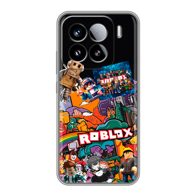 Силиконовый чехол на Xiaomi 15 с принтом Roblox Роблокс Силиконовый чехол на Xiaomi 15 с принтом Roblox Роблокс