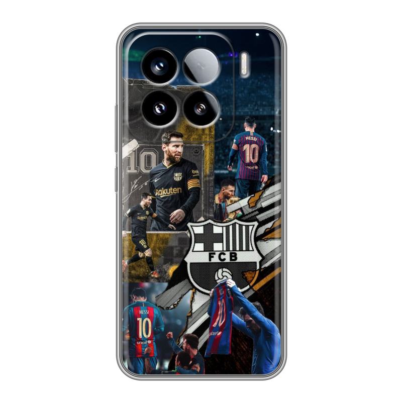 Силиконовый чехол на Xiaomi 15 с принтом Messi Barcelona Силиконовый чехол на Xiaomi 15 с принтом Messi Barcelona