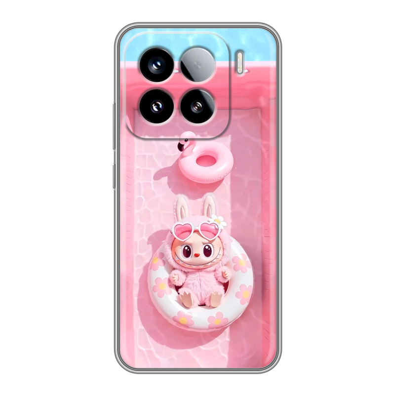 Силиконовый чехол на Xiaomi 15 с принтом Labubu Лабубу Силиконовый чехол на Xiaomi 15 с принтом Labubu Лабубу