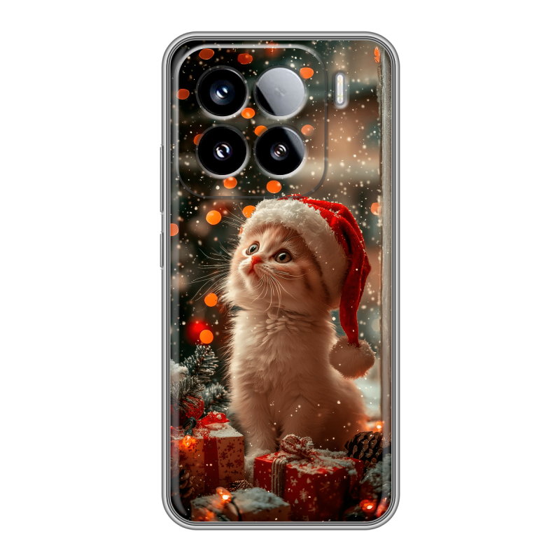 Силиконовый чехол на Xiaomi 15 с принтом Новый год Силиконовый чехол на Xiaomi 15 с принтом Новый год