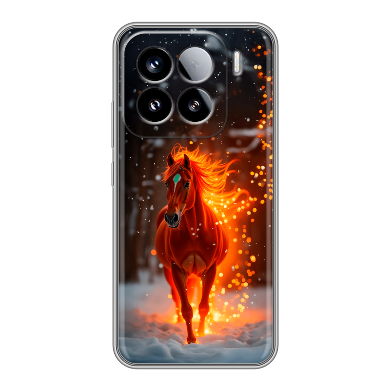 Силиконовый чехол на Xiaomi 15 с принтом Новый год Силиконовый чехол на Xiaomi 15 с принтом Новый год
