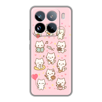 Силиконовый чехол на Xiaomi 15 Pro с принтом Hello Kitty Хелоу Кити Силиконовый чехол на Xiaomi 15 Pro с принтом Hello Kitty Хелоу Кити