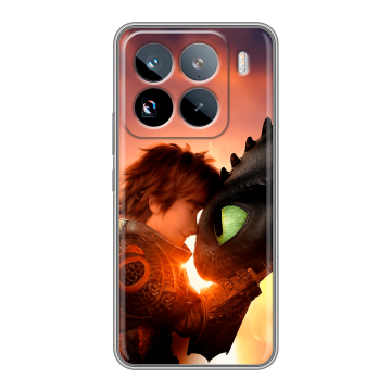 Силиконовый чехол на Xiaomi 15 Pro с принтом Как приручить дракона Силиконовый чехол на Xiaomi 15 Pro с принтом Как приручить дракона