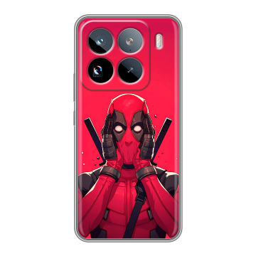 Силиконовый чехол на Xiaomi 15 Pro с принтом Дедпул Deadpool Силиконовый чехол на Xiaomi 15 Pro с принтом Дедпул Deadpool