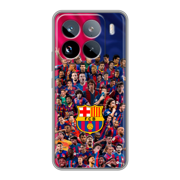 Силиконовый чехол на Xiaomi 15 Pro с принтом Барселона Barcelona Силиконовый чехол на Xiaomi 15 Pro с принтом Барселона Barcelona