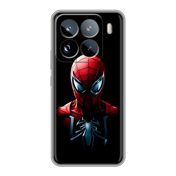 Силиконовый чехол на Xiaomi 15 Pro с принтом Spiderman Человек паук Силиконовый чехол на Xiaomi 15 Pro с принтом Spiderman Человек паук