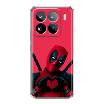 Силиконовый чехол на Xiaomi 15 Pro с принтом Дедпул Deadpool Силиконовый чехол на Xiaomi 15 Pro с принтом Дедпул Deadpool