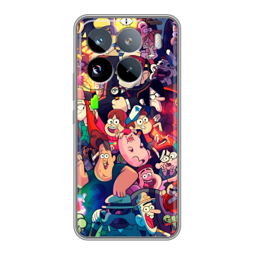 Силиконовый чехол на Xiaomi 15 Pro с принтом Gravity Falls Гравити Фолз Силиконовый чехол на Xiaomi 15 Pro с принтом Gravity Falls Гравити Фолз