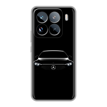 Силиконовый чехол на Xiaomi 15 Pro с принтом Mercedes Мерседес