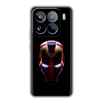 Силиконовый чехол на Xiaomi 15 Pro с принтом IronMan Железный человек Силиконовый чехол на Xiaomi 15 Pro с принтом IronMan Железный человек