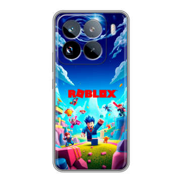 Силиконовый чехол на Xiaomi 15 Pro с принтом Roblox Роблокс Силиконовый чехол на Xiaomi 15 Pro с принтом Roblox Роблокс