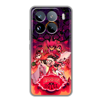 Силиконовый чехол на Xiaomi 15 Pro с принтом Hazbin Hotel Отель Хазбин Силиконовый чехол на Xiaomi 15 Pro с принтом Hazbin Hotel Отель Хазбин