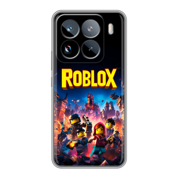 Силиконовый чехол на Xiaomi 15 Pro с принтом Roblox Роблокс Силиконовый чехол на Xiaomi 15 Pro с принтом Roblox Роблокс