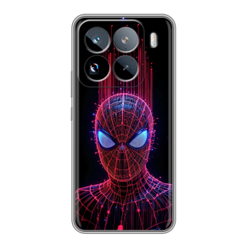 Силиконовый чехол на Xiaomi 15 Pro с принтом Spiderman Человек паук Силиконовый чехол на Xiaomi 15 Pro с принтом Spiderman Человек паук