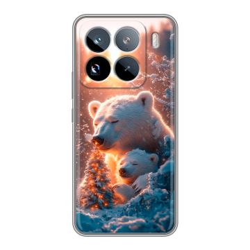 Силиконовый чехол на Xiaomi 15 Pro с принтом Новый год Силиконовый чехол на Xiaomi 15 Pro с принтом Новый год