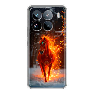 Силиконовый чехол на Xiaomi 15 Pro с принтом Новый год Силиконовый чехол на Xiaomi 15 Pro с принтом Новый год