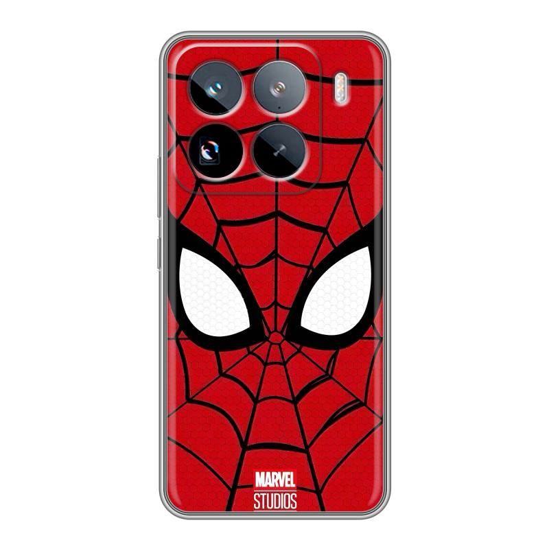 Силиконовый чехол на Xiaomi 15 Pro с принтом человек паук spiderman Силиконовый чехол на Xiaomi 15 Pro с принтом человек паук spiderman