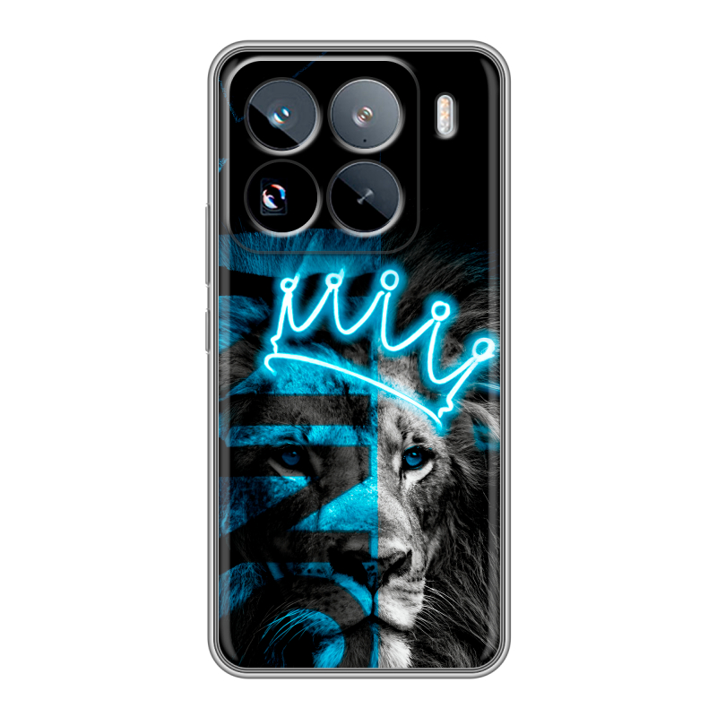 Силиконовый чехол на Xiaomi 15 Pro с принтом Король лев Силиконовый чехол на Xiaomi 15 Pro с принтом Король лев