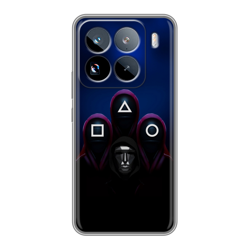 Силиконовый чехол на Xiaomi 15 Pro с принтом Игра Кальмара Силиконовый чехол на Xiaomi 15 Pro с принтом Игра Кальмара