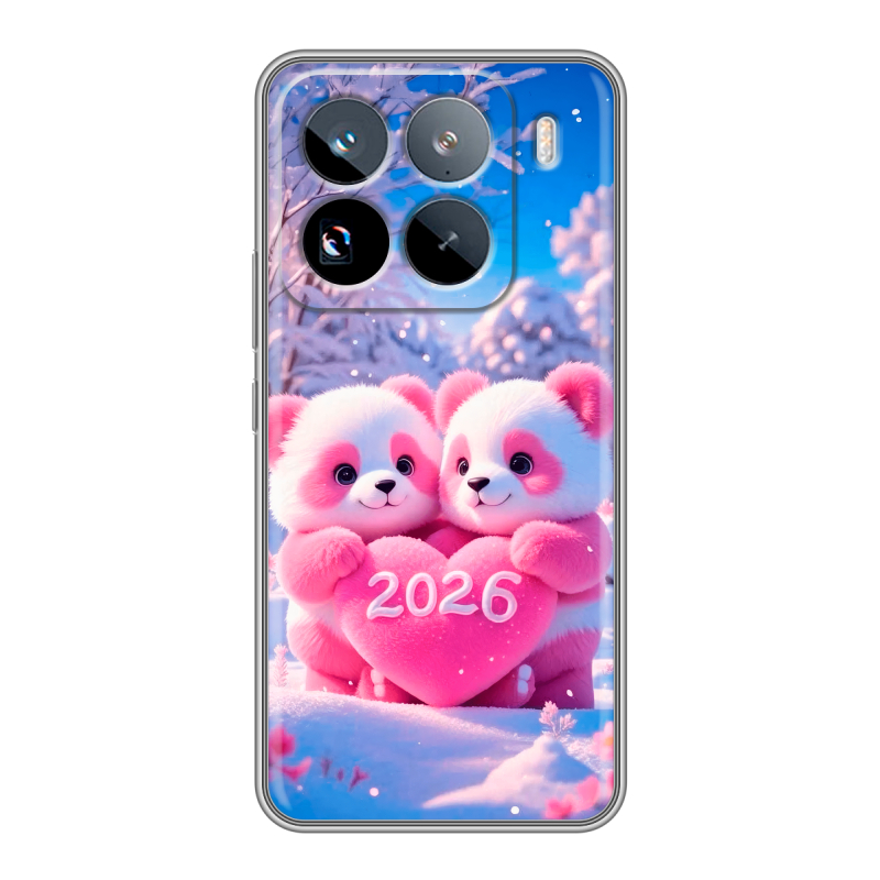 Силиконовый чехол на Xiaomi 15 Pro с принтом Новый год Силиконовый чехол на Xiaomi 15 Pro с принтом Новый год