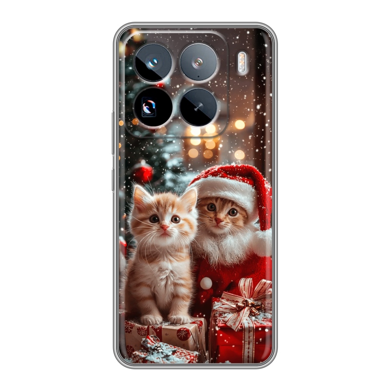 Силиконовый чехол на Xiaomi 15 Pro с принтом Новый год Силиконовый чехол на Xiaomi 15 Pro с принтом Новый год