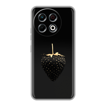 Силиконовый чехол на Tecno Spark 30 Pro с принтом Черная клубника Силиконовый чехол на Tecno Spark 30 Pro с принтом Черная клубника