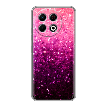 Силиконовый чехол на Tecno Spark 30 Pro с принтом Блестки