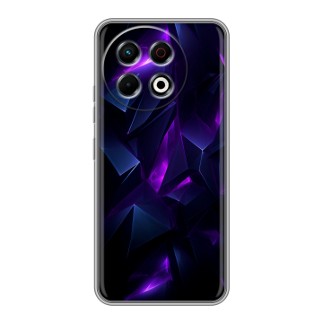 Силиконовый чехол на Tecno Spark 30 Pro с принтом Абстракиция