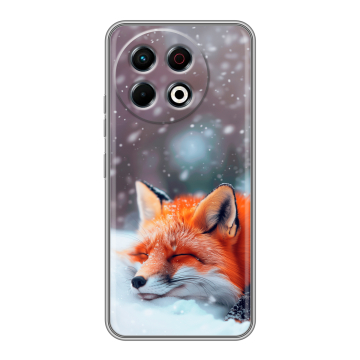 Силиконовый чехол на Tecno Spark 30 Pro с принтом лиса