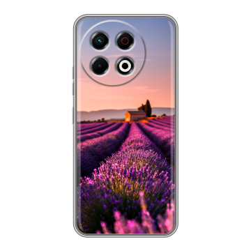 Силиконовый чехол на Tecno Spark 30 Pro с принтом лаванда