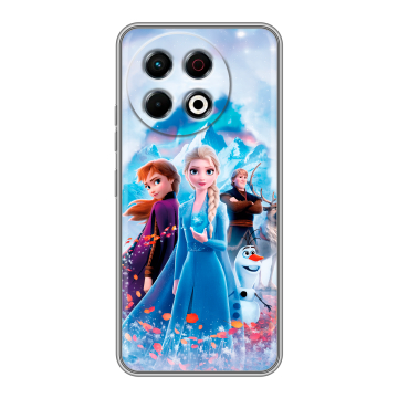 Силиконовый чехол на Tecno Spark 30 Pro с принтом Холодное сердце Frozen Силиконовый чехол на Tecno Spark 30 Pro с принтом Холодное сердце Frozen