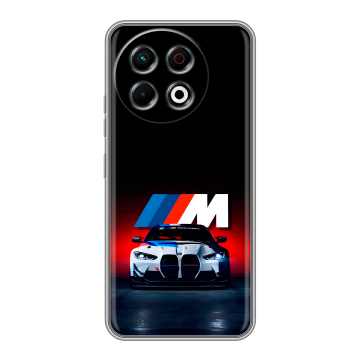 Силиконовый чехол на Tecno Spark 30 Pro с принтом БМВ BMW