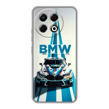 Силиконовый чехол на Tecno Spark 30 Pro с принтом БМВ BMW