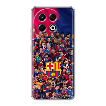 Силиконовый чехол на Tecno Spark 30 Pro с принтом Барселона Barcelona