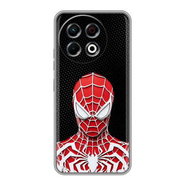 Силиконовый чехол на Tecno Spark 30 Pro с принтом человек паук spiderman