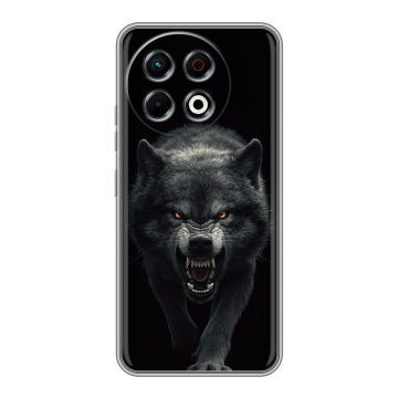 Силиконовый чехол на Tecno Spark 30 Pro с принтом Волк Силиконовый чехол на Tecno Spark 30 Pro с принтом Волк