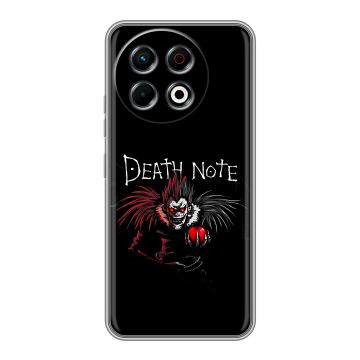 Силиконовый чехол на Tecno Spark 30 Pro с принтом Death note Тетрадь смерти