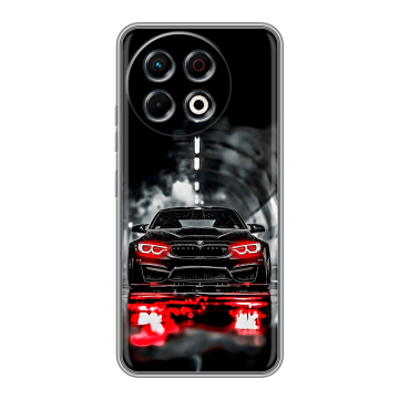 Силиконовый чехол на Tecno Spark 30 Pro с принтом BMW БМВ
