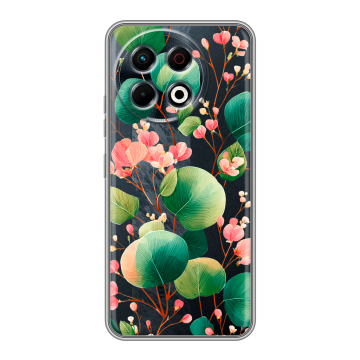 Силиконовый чехол на Tecno Spark 30 Pro с принтом женский