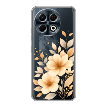 Силиконовый чехол на Tecno Spark 30 Pro с принтом для девушки
