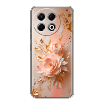 Силиконовый чехол на Tecno Spark 30 Pro с принтом женский