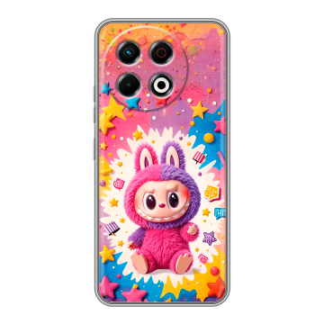 Силиконовый чехол на Tecno Spark 30 Pro с принтом Labubu Лабубу Силиконовый чехол на Tecno Spark 30 Pro с принтом Labubu Лабубу